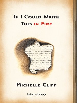 cover image of If I Could Write This in Fire